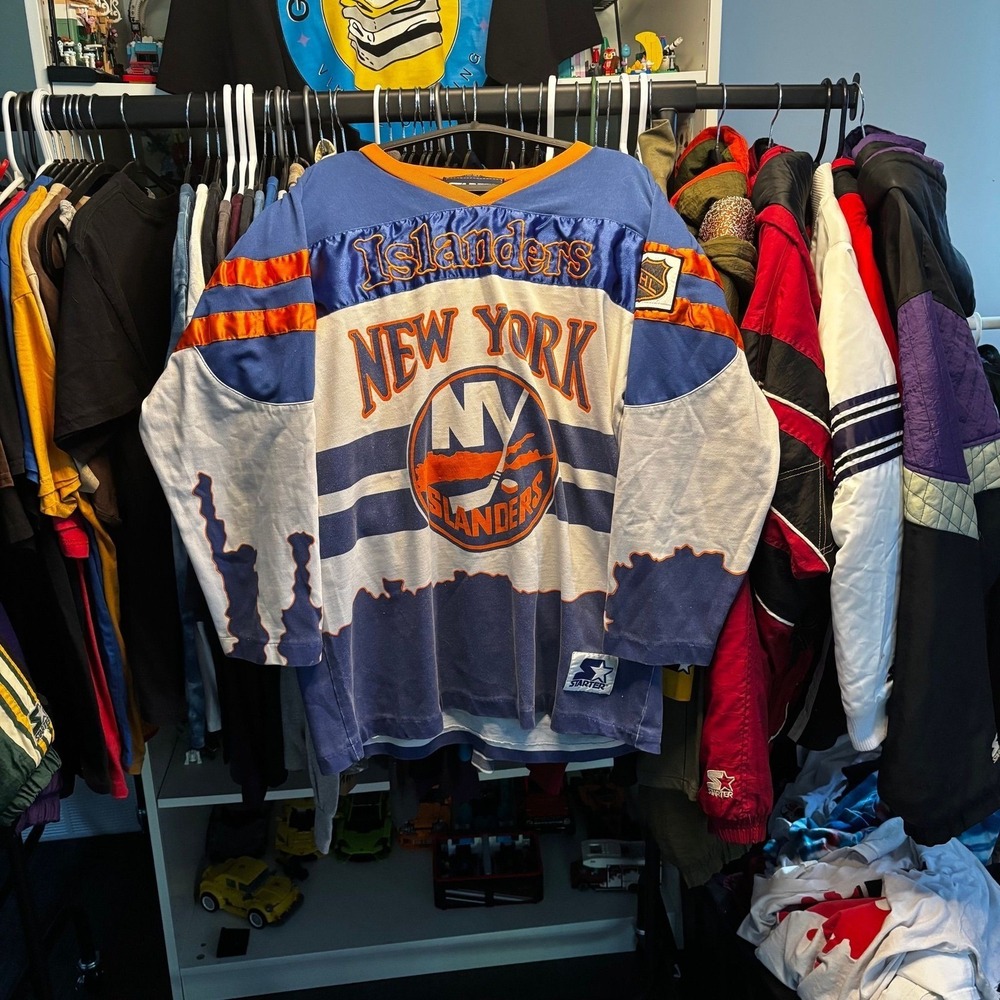 Vintage Starter New York Islanders Hockey Jersey Sweater